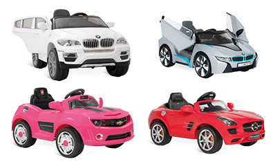 Brinquedos Bandeirante reúne grandes marcas na sua linha de carros elétricos