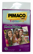 Pimaco papel para impressão de fotos com adesivo removível