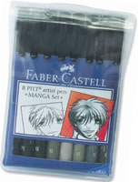 Canetas Pitt Mangá da linha Art & Graphic Faber-Castell